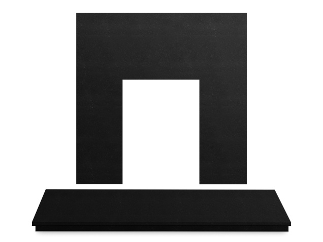 black-granite-stone-back-panel-fireplace-hearth-54-inch