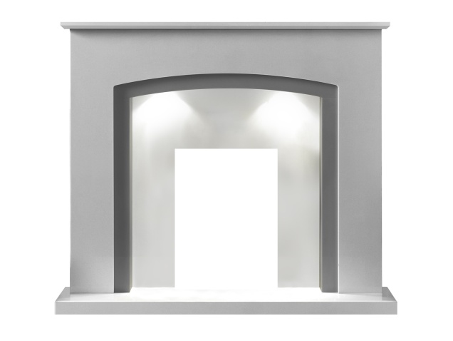 calella-white-marble-fireplace-with-downlights-54-inch