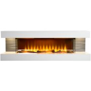 sureflame-wm-9332-xl-electric-wall-fireplace-suite-with-downlights-remote-in-pure-white