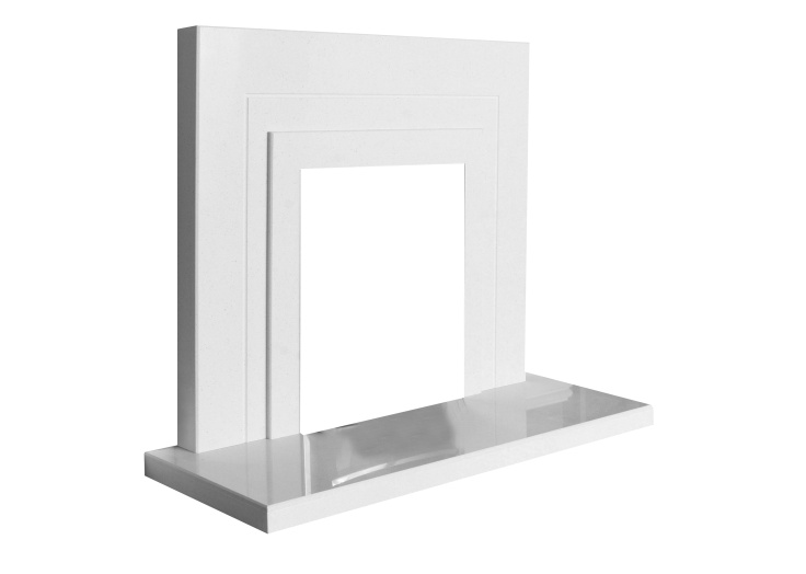 Adam Belair Marble Fireplace In White Stone Fireplace World