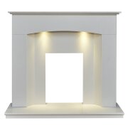 acantha-tuscon-white-marble-fireplace-with-downlights-48-inch