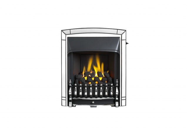 The Dream Slimline Convector Gas Fire In Chrome By Valor