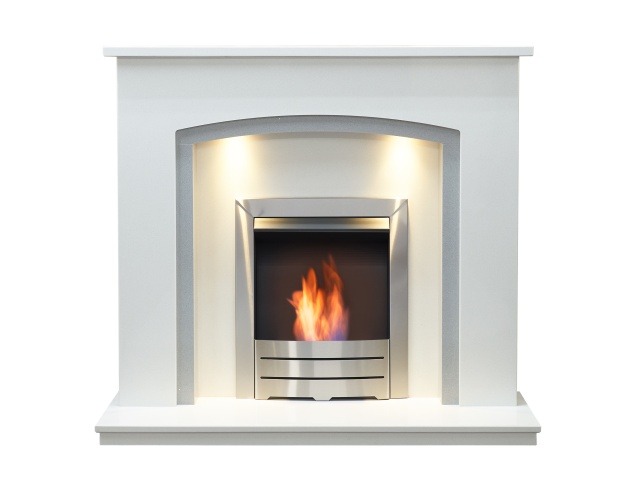 acantha-calella-white-marble-fireplace-with-downlights-colorado-bio-ethanol-fire-in-brushed-steel-48-inch