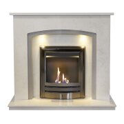 acantha-calella-ariston-white-marble-fireplace-with-downlights-vela-bio-ethanol-fire-in-black-nickel-48-inch