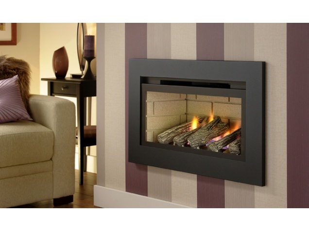 The Boston Gas Fire In Black By Crystal Fireplace World