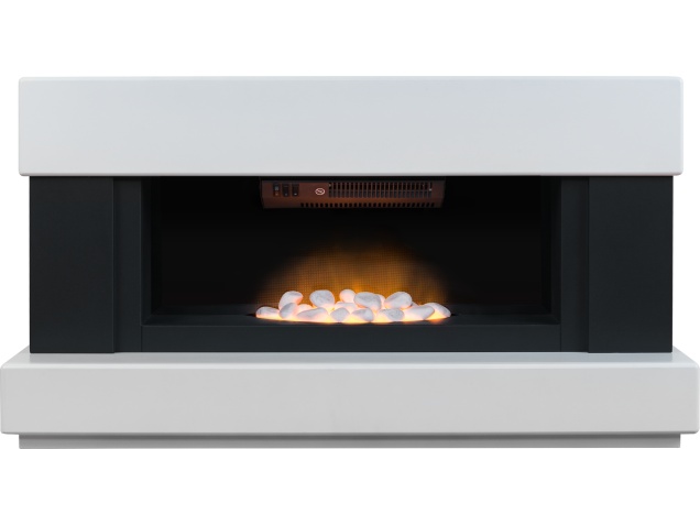 Adam Verona Fireplace Suite In Pure White 48 Inch Fireplace World