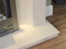 acantha-tuscon-sahara-beige-marble-fireplace-with-downlights-helios-electric-fire-in-brushed-steel-48-inch