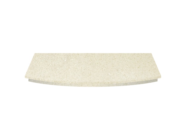 curved-fireplace-hearth-in-honey-creme-54-inch