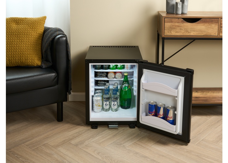 Corby Eton 35L Lockable Minibar in Black - UK Plug | Corby Of Windsor