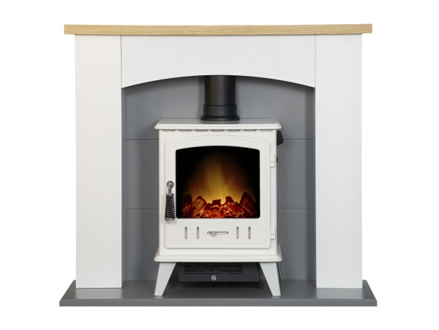 adam-huxley-in-pure-white-grey-with-aviemore-electric-stove-in-white-enamel-39-inch
