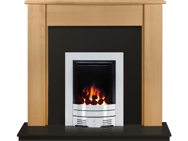 The Capri In Beech Granite With Crystal Diamond Contemporary Gas