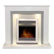 acantha-dallas-white-grey-marble-fireplace-with-downlights-vancouver-electric-fire-in-brushed-steel-42-inch