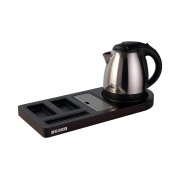 standard-welcome-tray-(buckingham-wt0001)-in-dark-wood-with-1l-kettle-(buckingham-ktl0003)-in-polished-steel-uk-plug