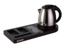 standard-welcome-tray-(buckingham-wt0001)-in-dark-wood-with-1l-kettle-(buckingham-ktl0003)-in-polished-steel-uk-plug