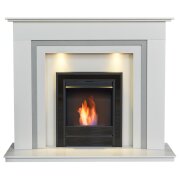 acantha-austin-crystal-white-grey-marble-fireplace-with-downlights-argo-bio-ethanol-fire-in-black-nickel-54-inch