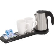 corby-beckett-compact-welcome-tray-in-black-with-0.6l-kettle-in-brushed-steel-uk-plug