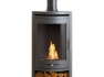 oko-s5-bio-ethanol-cylinder-stove-with-log-storage-in-charcoal-grey-angled-stove-pipe