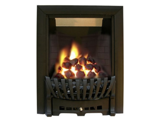 Ekofires Eko 3060 Coal Gas Fire Black Black Elegance Fireplace