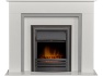 acantha-maine-white-grey-marble-fireplace-with-downlights-carolina-electric-fire-in-black-48-inch