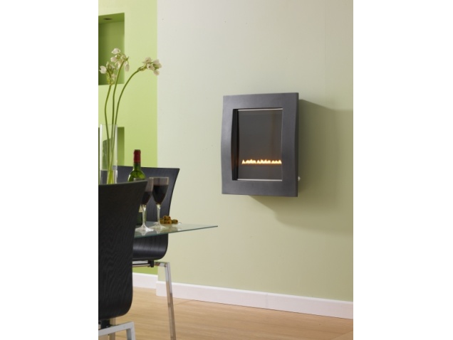 Courts Pureglow Hang On The Wall Flueless Gas Fire Lpg