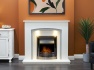 acantha-calella-white-marble-fireplace-with-downlights-vela-electric-fire-in-black-nickel-48-inch