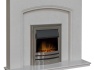 acantha-vienna-perola-marble-fireplace-with-downlights-vela-electric-fire-in-brushed-steel-54-inch
