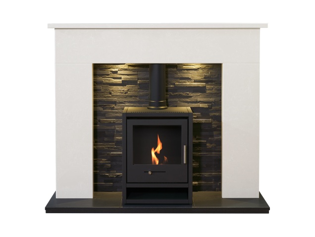 acantha-toledo-perola-marble-fireplace-with-oko-s1-bio-ethanol-stove-in-charcoal-grey-downlights-54-inch