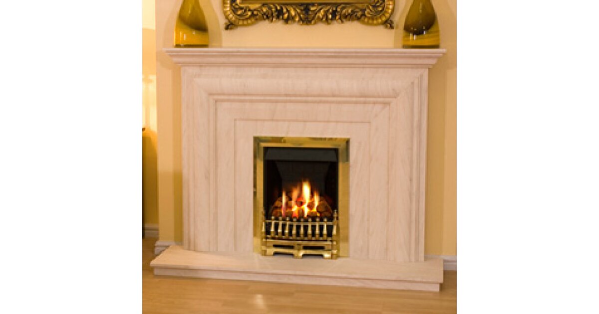 Tuscany White Limestone Fireplace Fireplace World