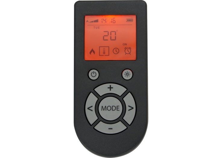 Adam Viera Electric Stove with Remote Control in Black | Fireplace World
