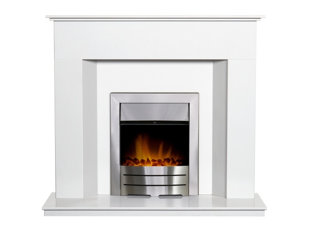 adam-alora-white-marble-fireplace-with-downlights-with-colorado-electric-fire-in-brushed-steel-48-inch