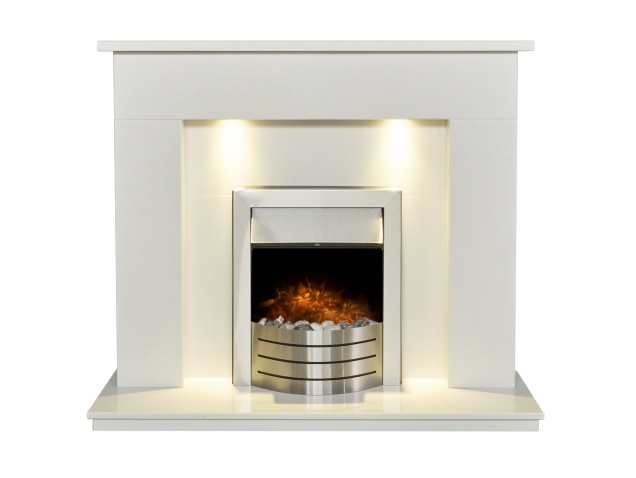 acantha-washington-white-marble-fireplace-with-downlights-comet-electric-fire-in-brushed-steel-50-inch