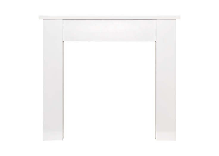 Adam Buxton Mantelpiece in Pure White, 48 Inch | Fireplace World
