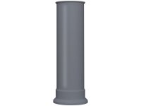 Adam Straight Decorative Stove Pipe in Grey