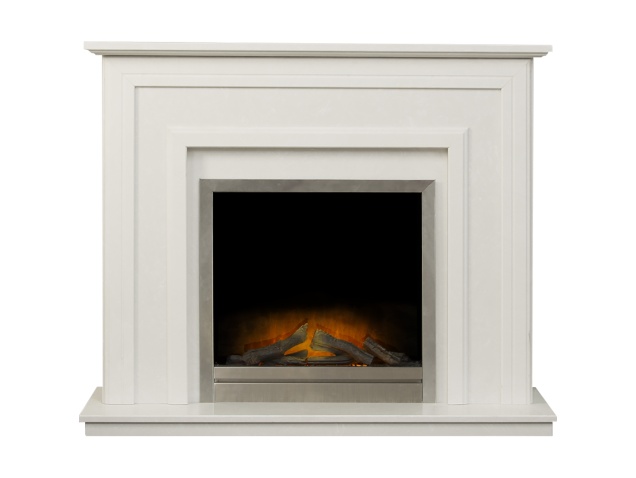 The Edmonton Fireplace In Perola With Adam Ontario Electric Fire