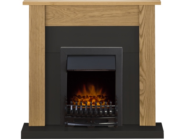 adam-southwold-fireplace-suite-in-oak-and-black-with-blenheim-electric-fire-in-black-43-inches