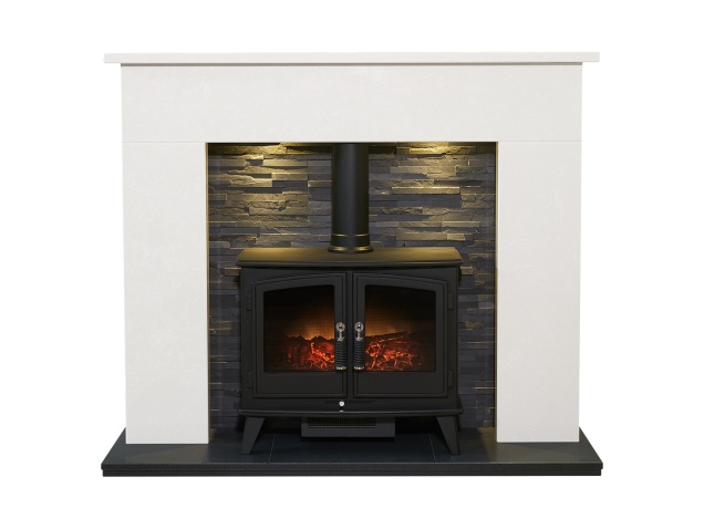 acantha-toledo-perola-marble-fireplace-with-woodhouse-electric-stove-in-black-downlights-54-inch