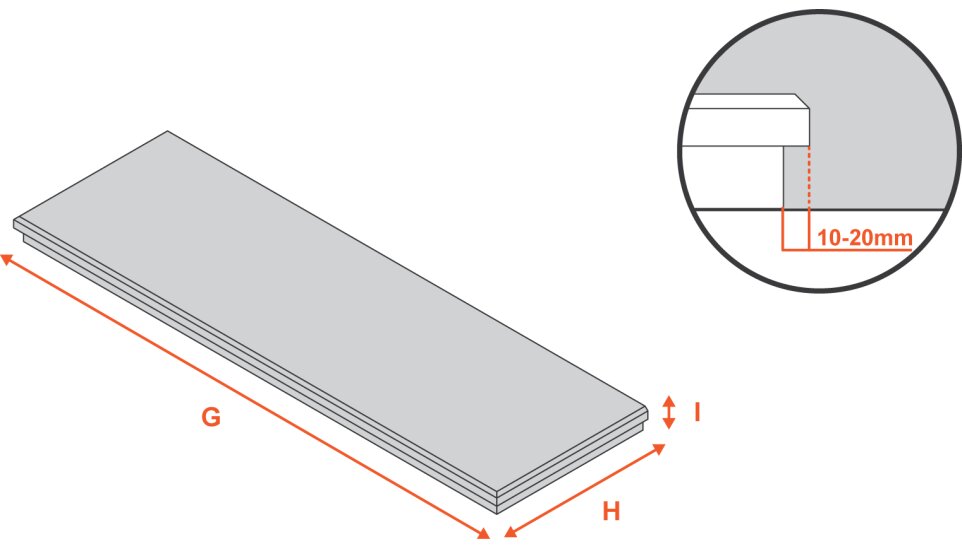 white-marble-hearth-48-inch Diagram