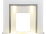 adam-genoa-fireplace-in-pure-white-and-grey-with-downlights-48-inch