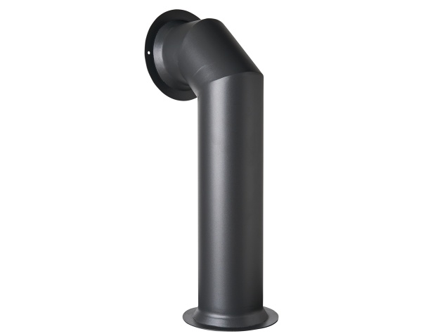 oko-tall-angled-decorative-metal-stove-pipe-in-charcoal-grey