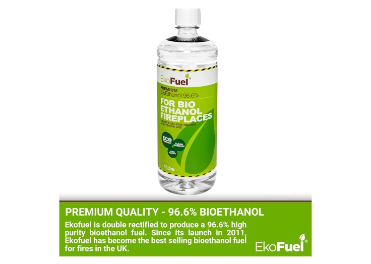FUELS Bioéthanol Combustible Gel 1l Bouteille