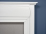 adam-honley-fireplace-in-pure-white-grey-with-downlights-colorado-electric-fire-in-brushed-steel-48-inch