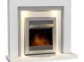 acantha-dallas-white-grey-marble-fireplace-with-downlights-vancouver-electric-fire-in-brushed-steel-42-inch