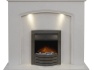 acantha-vienna-perola-marble-fireplace-with-downlights-comet-electric-fire-in-black-nickel-54-inch