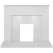 astrea-perola-marble-fireplace-with-downlights-54-inch