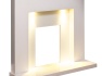 cuba-white-marble-fireplace-with-downlights-48-inch
