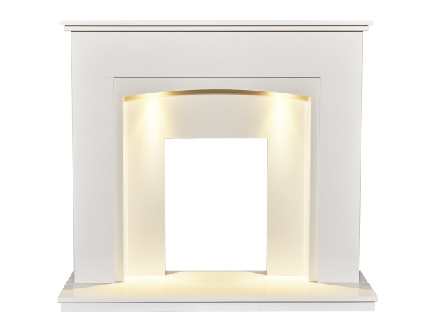 acantha-sarande-white-marble-fireplace-with-downlights-48-inch