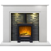 acantha-miramar-white-marble-stove-fireplace-with-downlights-lunar-electric-stove-in-charcoal-grey-54-inch