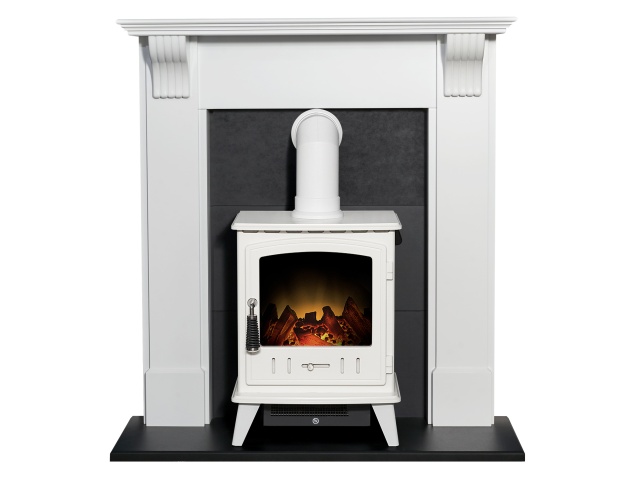 adam-harrogate-fireplace-in-white-black-with-adam-aviemore-electric-stove-in-white-39-inch