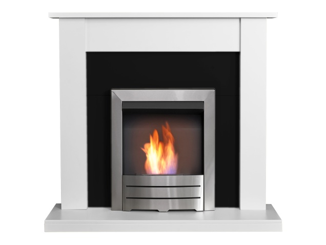 adam-sutton-fireplace-in-pure-white-black-with-colorado-bio-ethanol-fire-in-brushed-steel-43-inch
