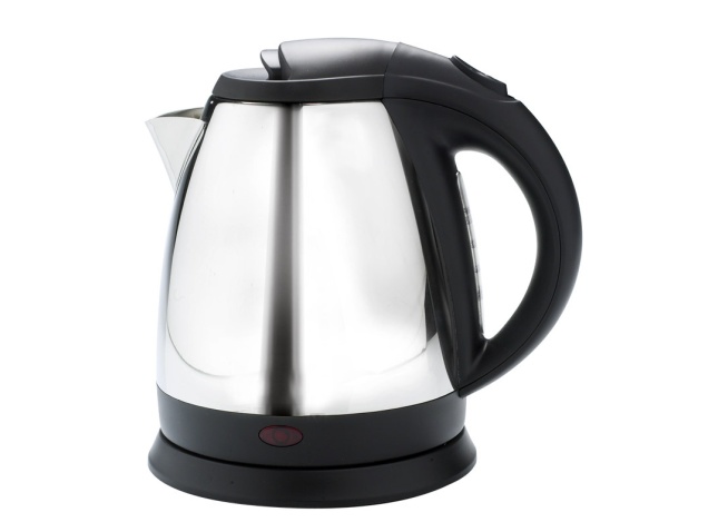 black and chrome kettle